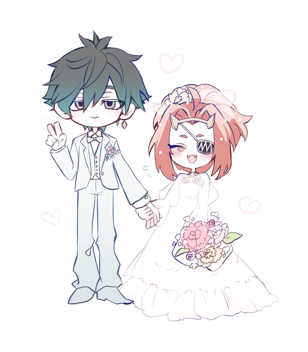 sabita_9gi's tweet photo. 友人宅の主ジョゼちゃん描いた💐💍 https://t.co/kIsHphSF2y