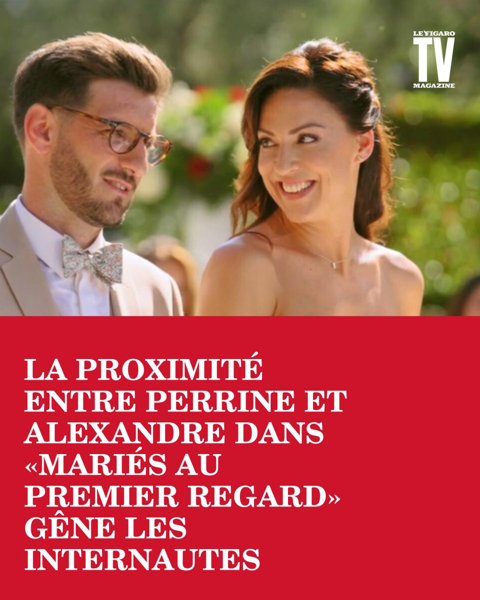 TVMAG's tweet image. #Rediff «C’est sale» : la proximité entre Perrine et Alexandre dans «Mariés au premier regard» gêne les internautes👉 l.lefigaro.fr/mzHM