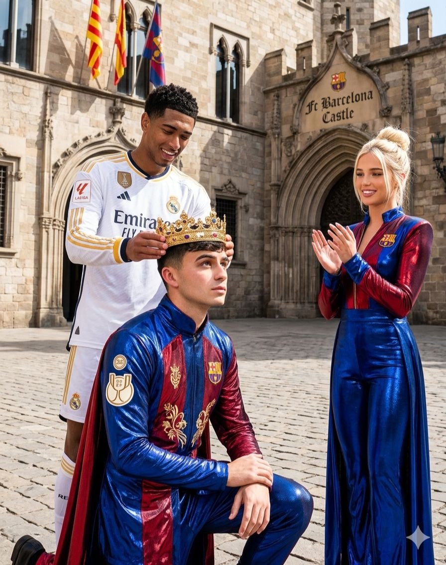 SparkmaxSport's tweet photo. Jude Bellingham crowns Pedri González as the best midfielder in the world.  Pure class, vision, and control—Pedri is truly on another level right now. Football at its finest. 
#Pedri #FCBarcelona #judebellingham #lifestyle #americanfootball https://t.co/BrZeSgbjLq