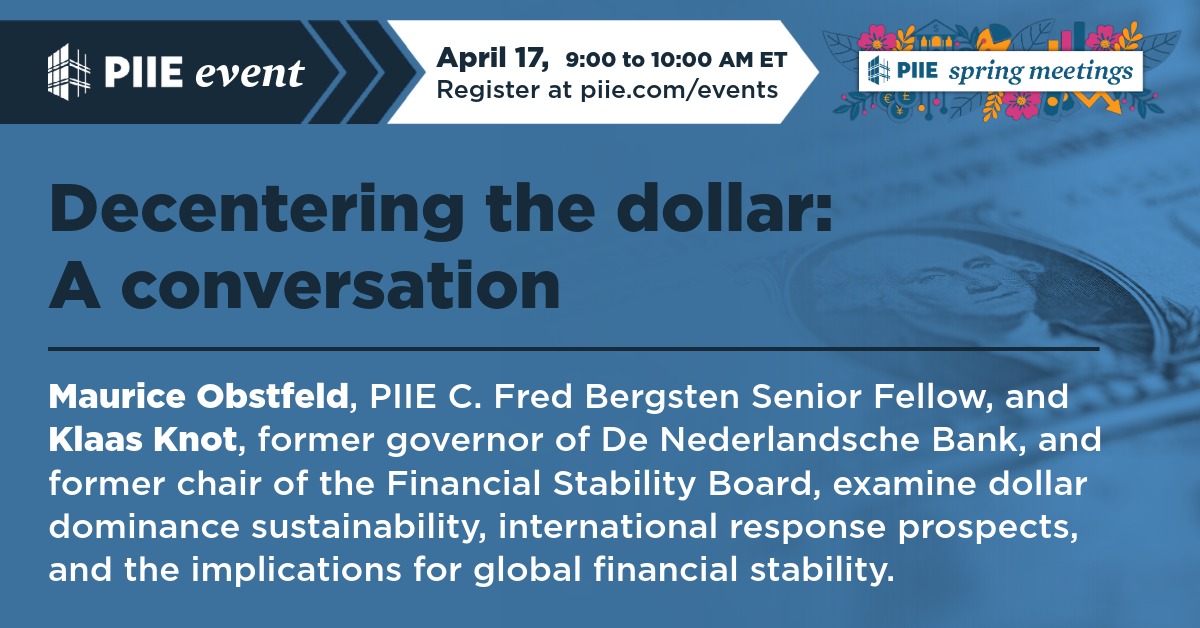 Peterson Institute tweet media