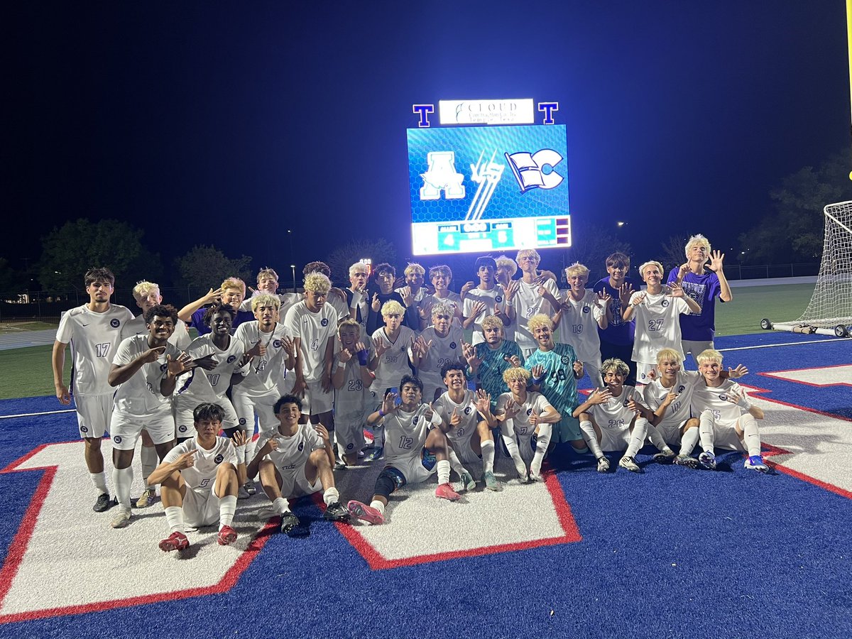 KCainBoysSoccer's tweet photo. No words for these WARRIORS. 
Played until the last minute and they overcame adversity the entire game. 
On to the State Final. 
#REIGNCAIN https://t.co/heVGRSAvlG