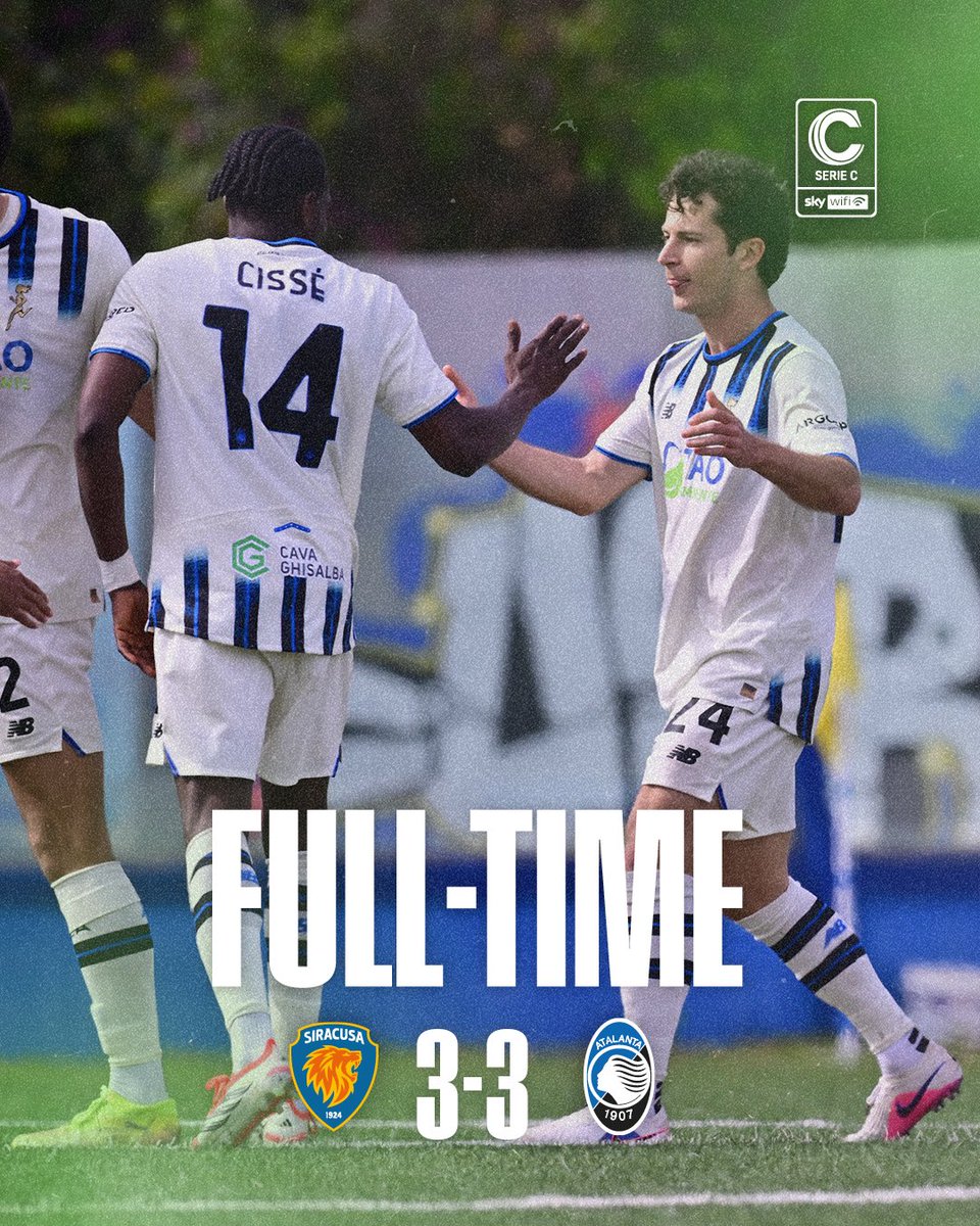Finisce così a Siracusa 🤯

#SiracusaAtalantaU23 #GoAtalantaGo ⚫️🔵