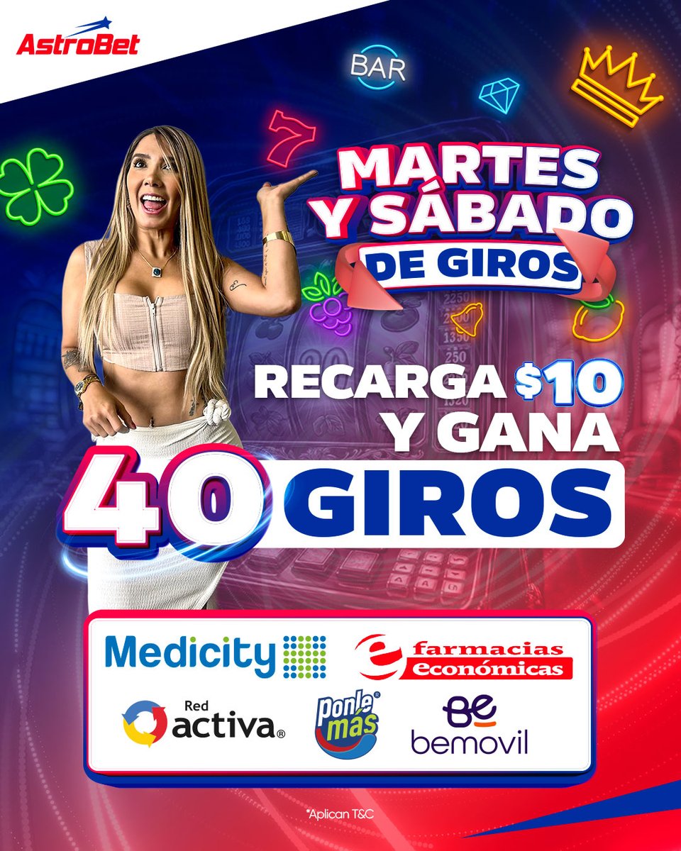 🔥 Fin de semana y la emoción se siente desde el saque.  y tú puedes empezar ganando recargando rapidito en los puntos físicos.​

#Astrobet #Ecuador