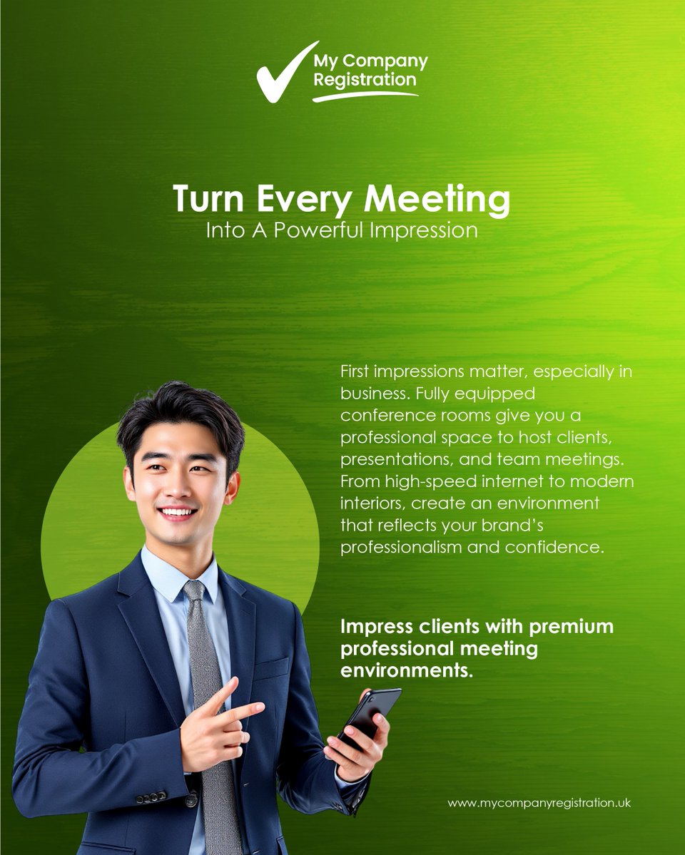 MyCompanyReg1's tweet image. Book your space now: mycompanyregistration.uk/workspace

Social Media
facebook.com/mycompanyregis…
instagram.com/mycompanyregis…
linkedin.com/company/my-com…
x.com/MyCompanyReg1
uk.pinterest.com/mycompanyregis…

#ConferenceRoom #MeetingRoom #BusinessMeetings #ProfessionalSpace