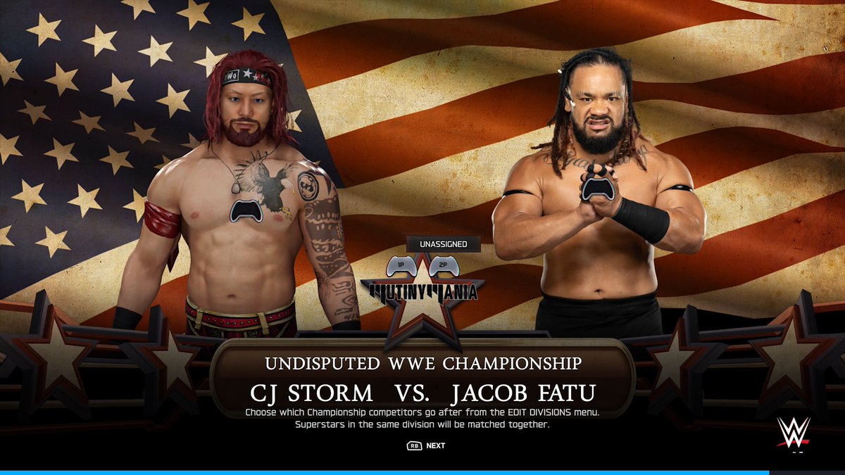 WWE2kUniverse01's tweet photo. MUTINYMANIA MATCHCARDS PART 2.5

#WWE2K25 #WWE2K26 #MUTINY https://t.co/2wNMKbI0Em