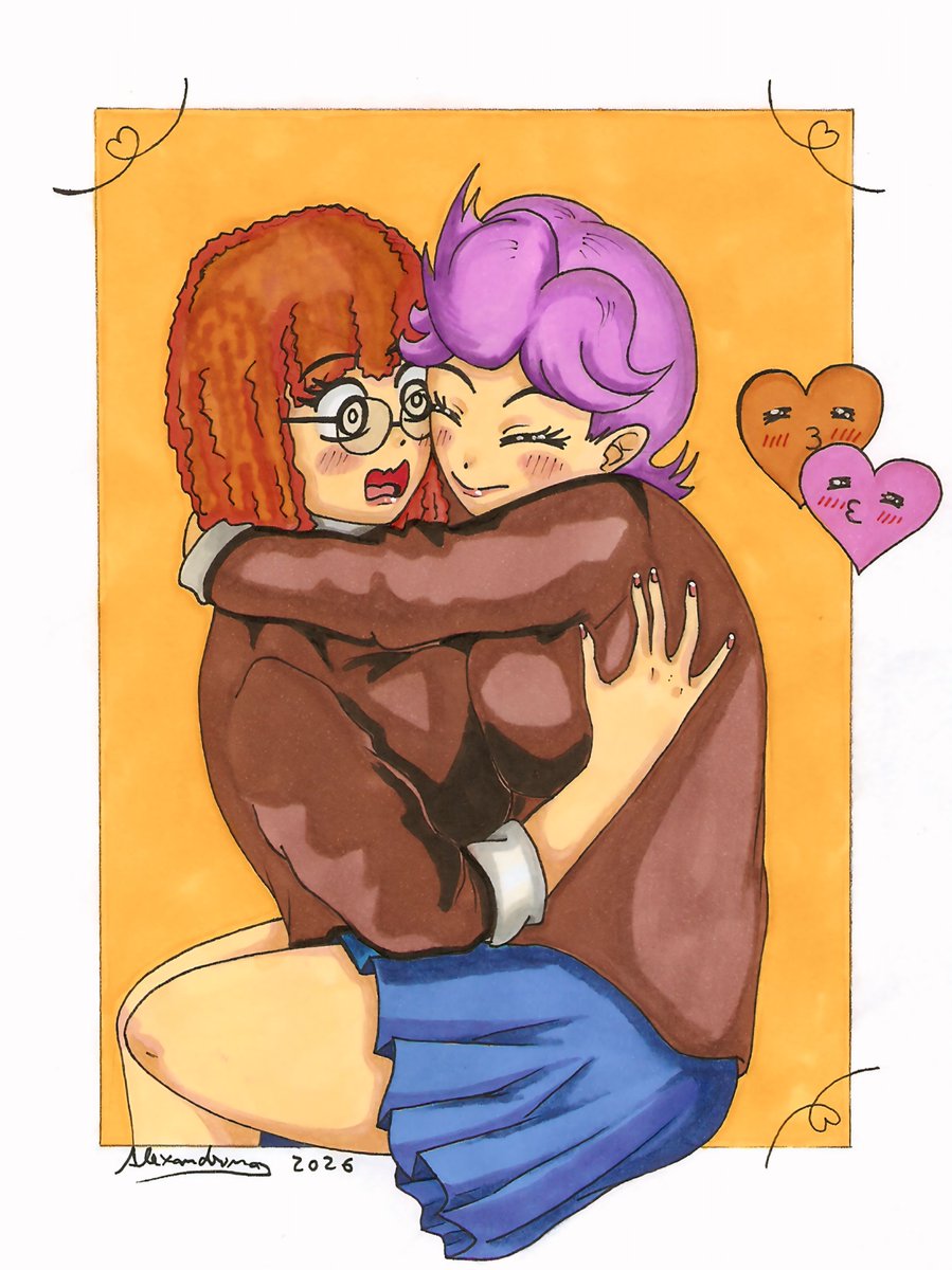 alexmcc_97's tweet photo. C0mm!ss!0n for my huge friend @esson_m 🧡🩷 His OCs are the cutest!

#artshare #ocart https://t.co/8wKTEPwhEs