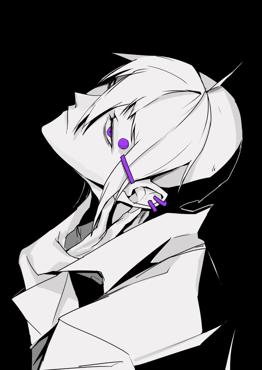 ryuuseee's tweet photo. グラーヴェ9周年🥂ワンカットだけ描いて当該歌詞からリアリティお兄さんと呼ばれた彼も現在連載中の漫画で9年越し名前が判明し、活躍（？）してます。

妖毒戦線は漫画アプリ、カドコミで連載中です🙇‍♂️ https://t.co/y1mwP98eAa