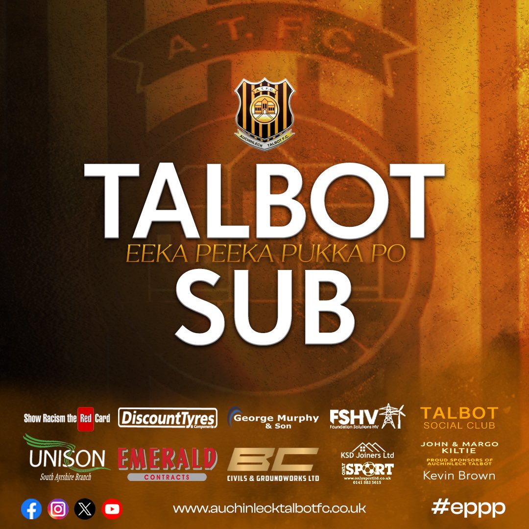 atfc1909's tweet image. 69’ | Change for Talbot 

➡️ Crooks, Wood, Mitchell
⬅️ McPherson, Keay, Gillies

AUC 3-0 HUR

#eppp