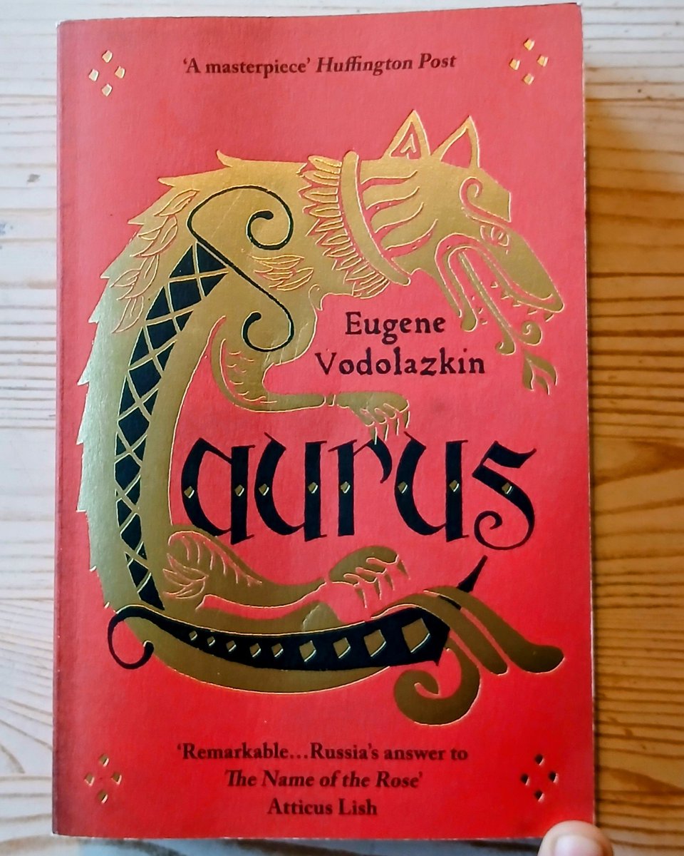 derekjfiedler's tweet image. The time has drawn nigh... 
Reading Laurus is off to a great start. I can see why it comes highly recommended.
