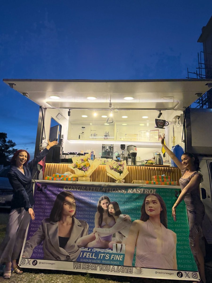 rastronewgen's tweet photo. Our coffee truck project for the cast and crew of I Fell, It’s Fine made it to Glaiza’s IG post 🥹🫶🏻

We love you two so much, @glaizaredux and @whianwamos 👉🏻👈🏻 Please know that we’re so proud of you two and of this movie 💜

Continue supporting I Fell, It’s Fine on its second day tomorrow, everyone! 💜

#IFIF #IFELLITSFINE #RaStro