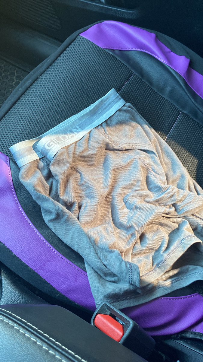 He left his sweaty underwear