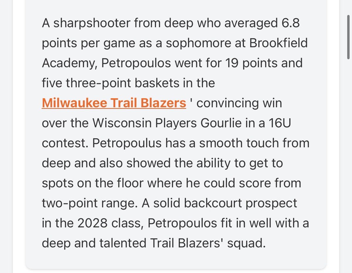 Milwaukee Trailblazers tweet media