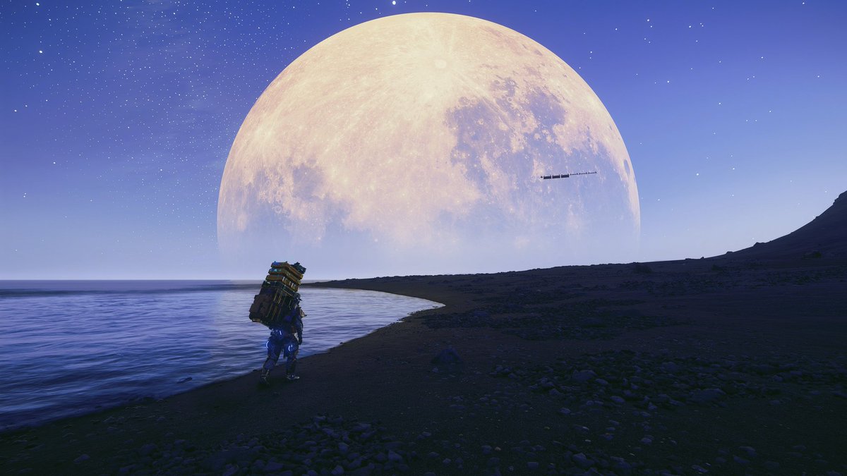 Cwwww7's tweet photo. 🌕
#DEATHSTRANDING2 https://t.co/9Gmy2P0zLd