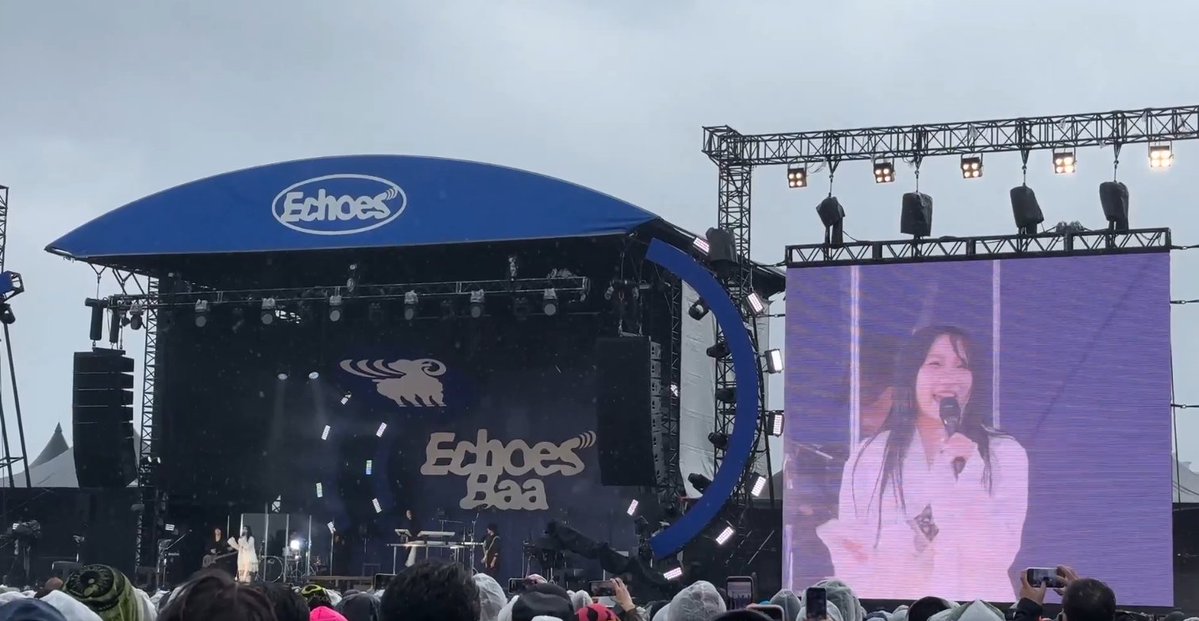 tos1976181699's tweet image. 雨でも関係なかった。
Echoes Baa、YOASOBIが最高すぎた🌧️#YOASOBIEchoesBaa #EchoesBaa2026