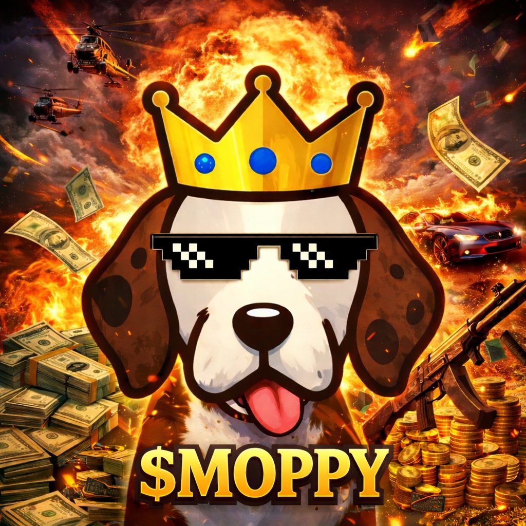 Dog wearing a crown? 👑
Yes… but this isn’t just any dog.

This is $MOPPY 🐶🔥
Cute, but it can make your wallet smile 💰

Join now before everyone finds out 😉

📲 Telegram: t.me/moppyarmycommu…
🐦 Twitter: <a href="/MoppyABase/">Moppy Base</a>