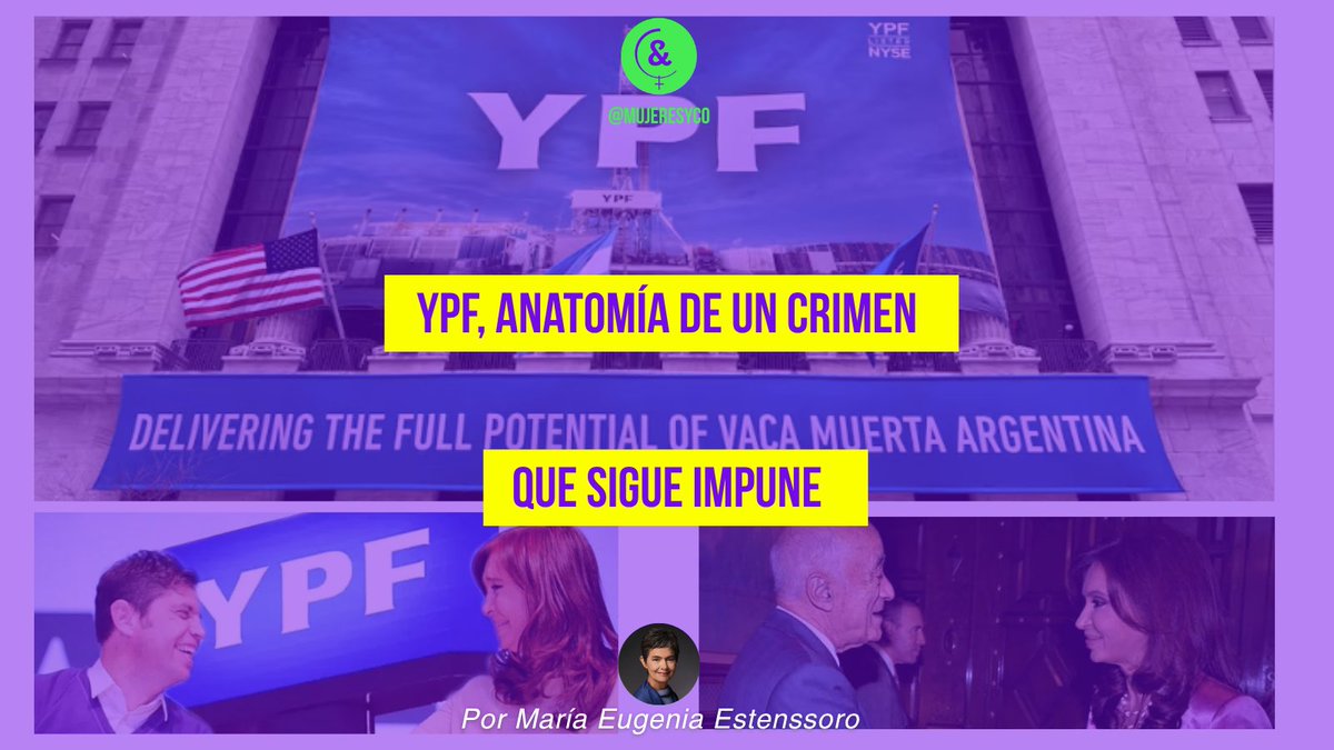 El fallo por #YPF trajo alivio.
<a href="/estenssorome/">María Eugenia Estenssoro</a> revisa el mayor conflicto económico reciente: de la “argentinización” sin inversión al costo de importar energía. De los relatos a los datos.
👉open.substack.com/pub/mujeresyco…
#Argentina #VacaMuerta #Energía