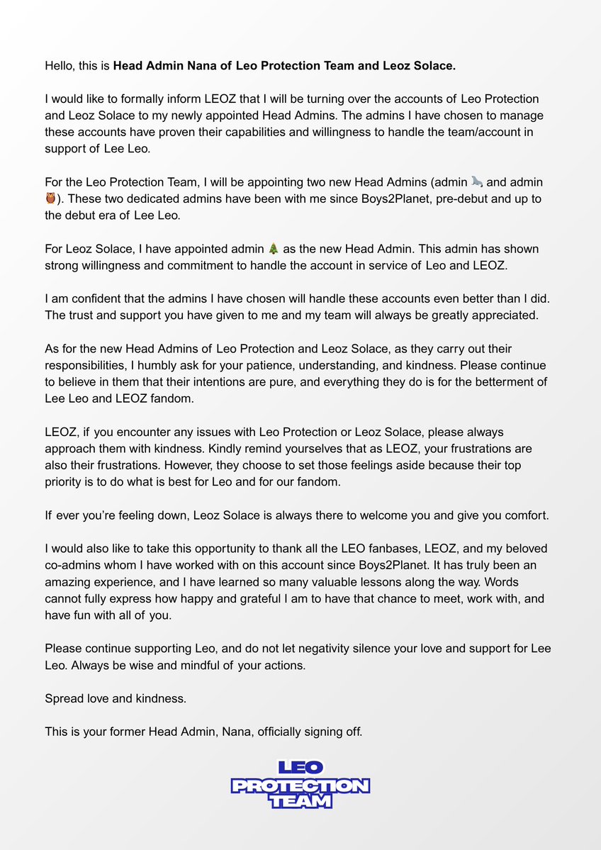 LEO PROTECTION TEAM tweet media