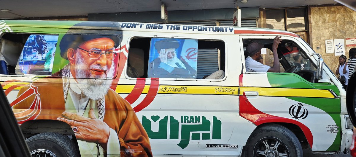 AyePum's tweet photo. @IsraelCommando From Nairobi to Tehran with love https://t.co/8lKyOfNAos