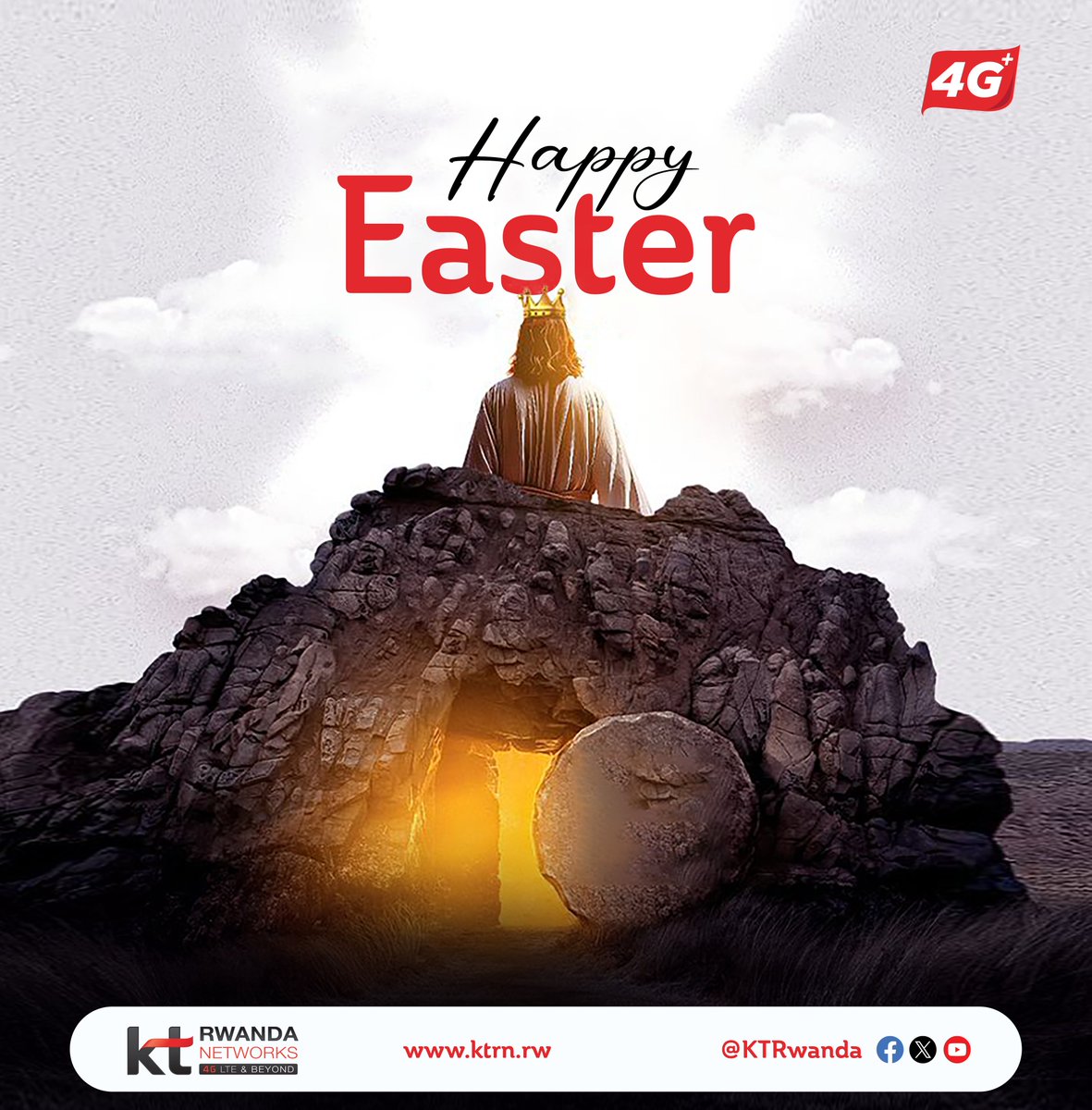 ktRwanda's tweet photo. Rejoice for Christ is risen!
May this Easter Sunday bring renewal and redemption to all who believe.

#HappyEaster. https://t.co/U3UFWICI4D