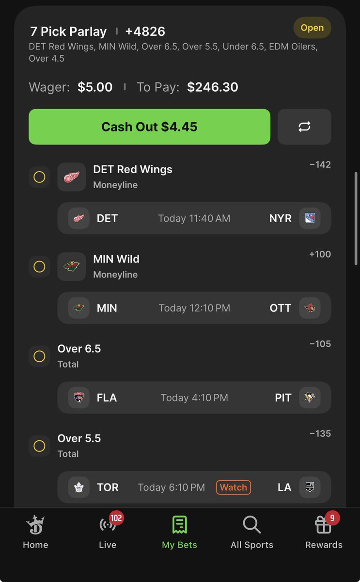 GoldenGambl3's tweet photo. My Hockey play of the day 

Confident one of these teams will screw me over 😂 to tag along link is in the bio 

#nhl #bets #nhlbetting https://t.co/FHHPmJv6pe