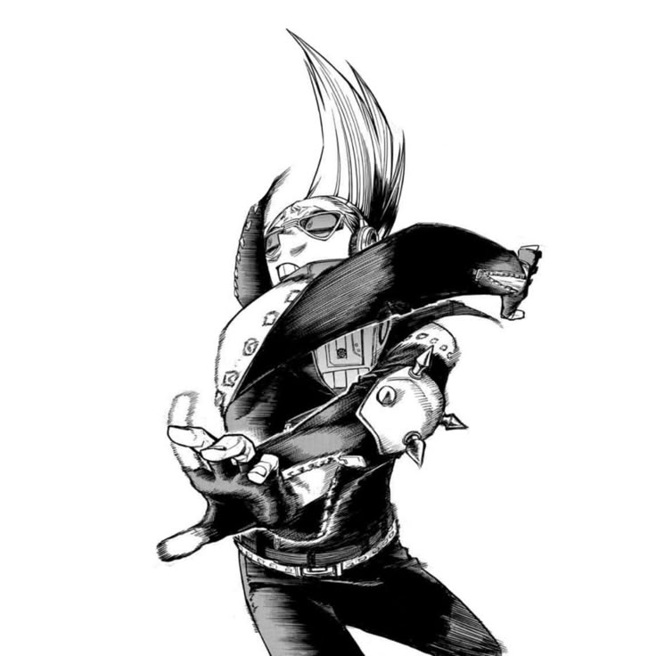 vultocorderosa's tweet photo. I just learned that Mic only has one elbow patch in the Manga... I feel like the biggest fakest fan ever. https://t.co/CyoZ1n9hjd