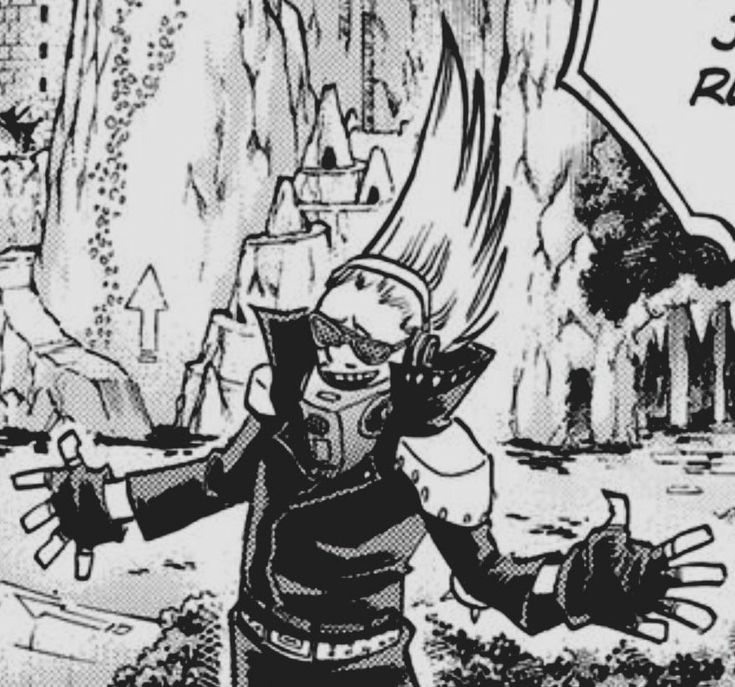 vultocorderosa's tweet photo. I just learned that Mic only has one elbow patch in the Manga... I feel like the biggest fakest fan ever. https://t.co/CyoZ1n9hjd