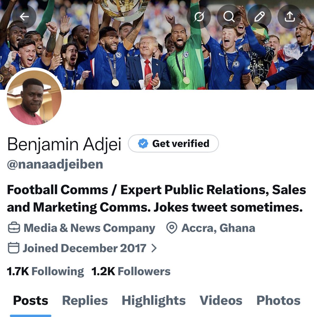 Benjamin Adjei tweet media