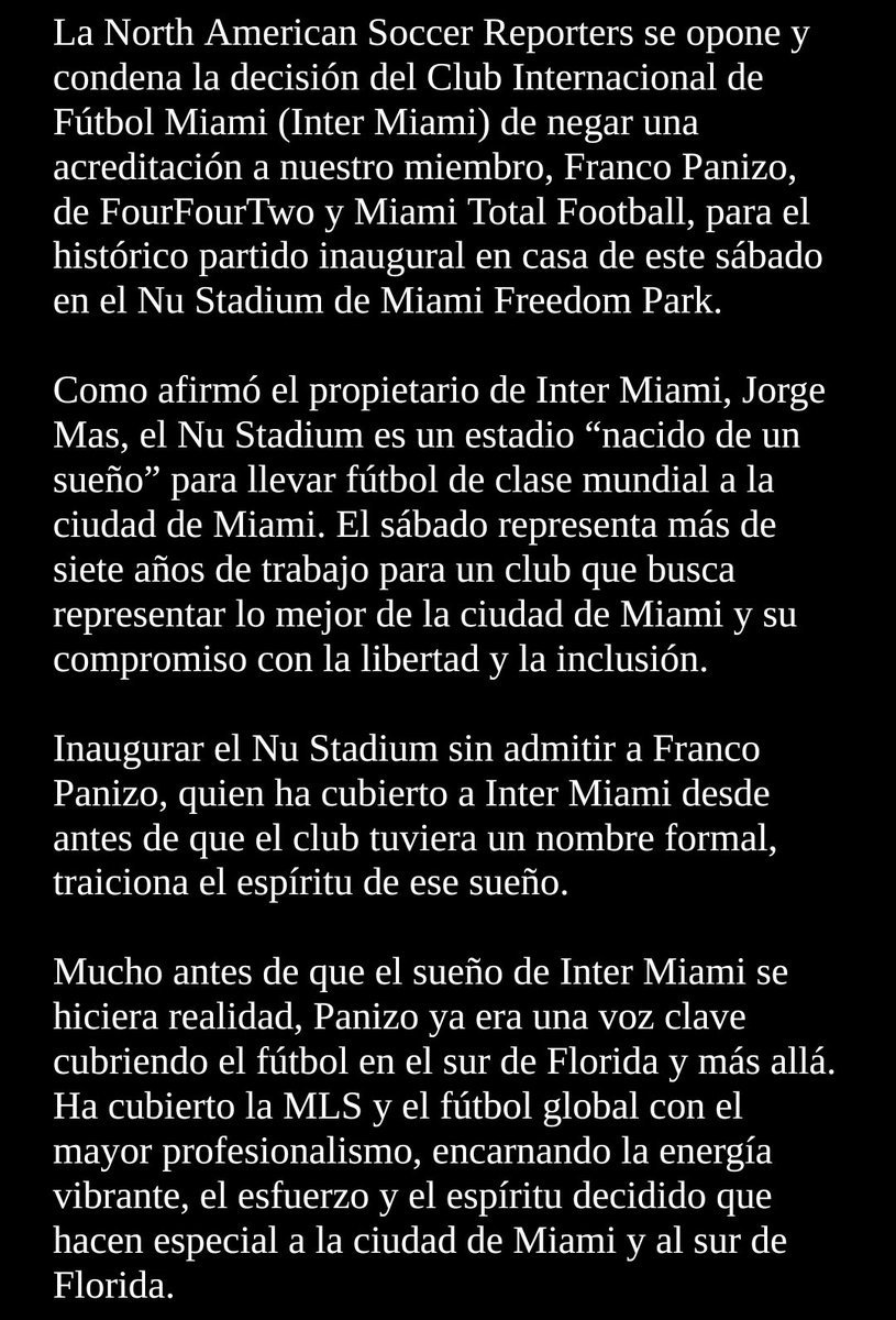 North American Soccer Reporters (NASR) tweet media