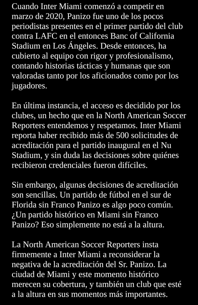 North American Soccer Reporters (NASR) tweet media