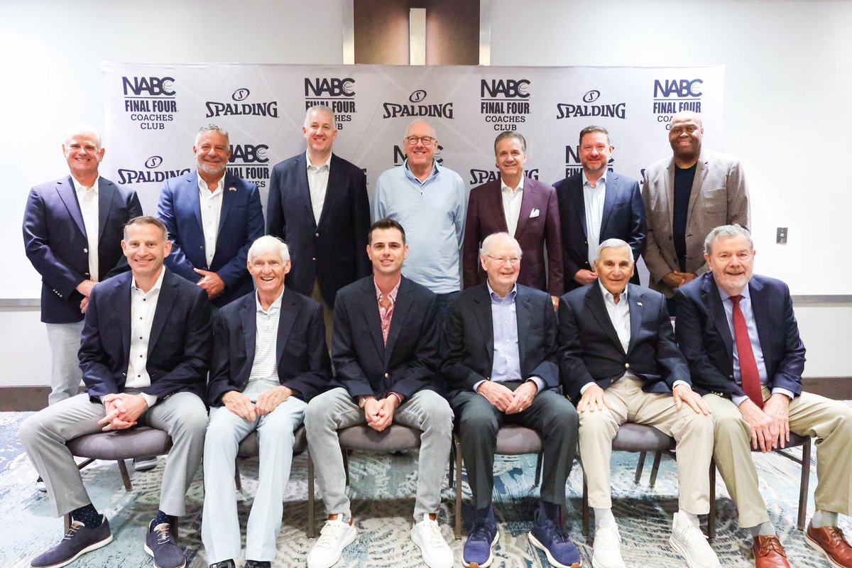 NABC1927's tweet photo. The sport’s most exclusive group!

The @Spalding Final Four Coaches Club is gathered today in Indianapolis. https://t.co/AQd9wl84iP