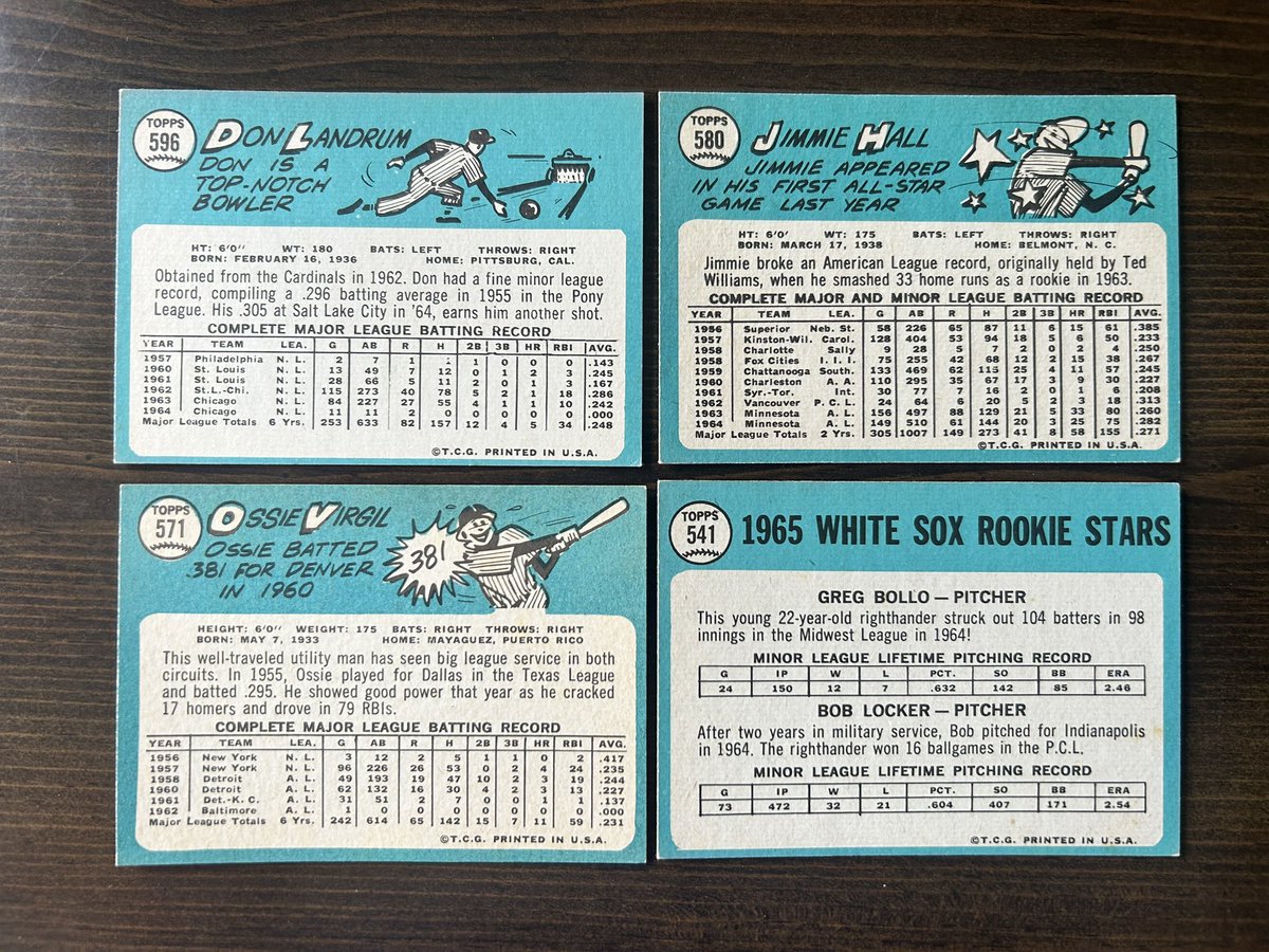 WaxPack916's tweet image. Added some High Numbers to my 1965 Topps #SetBuild. These put me at 544 of 598. #Collect