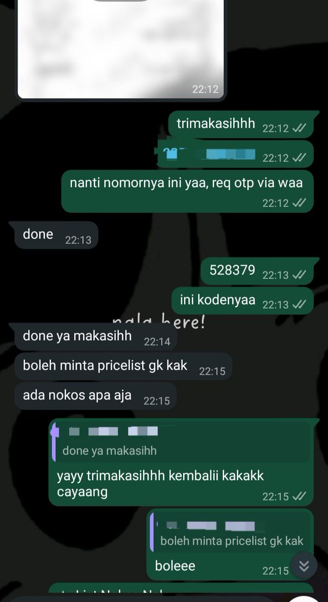 testi nokos; nomor kosong nala ★ tweet media