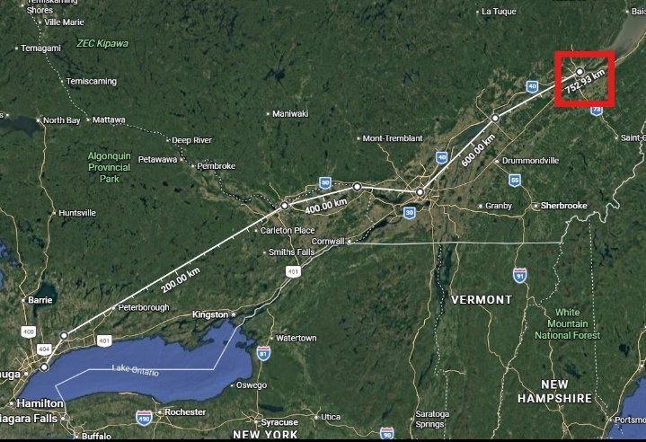 See, the correction isn't even accurate.

Toronto to Quebec is only 750km.

Not 1,000km.

Where is the extra 250km coming from? 

$60B = $80m/km
$90B = $120m/km

Alto is still WAY high. 

We're doing more on-the-fly DD than media rn. 🤣