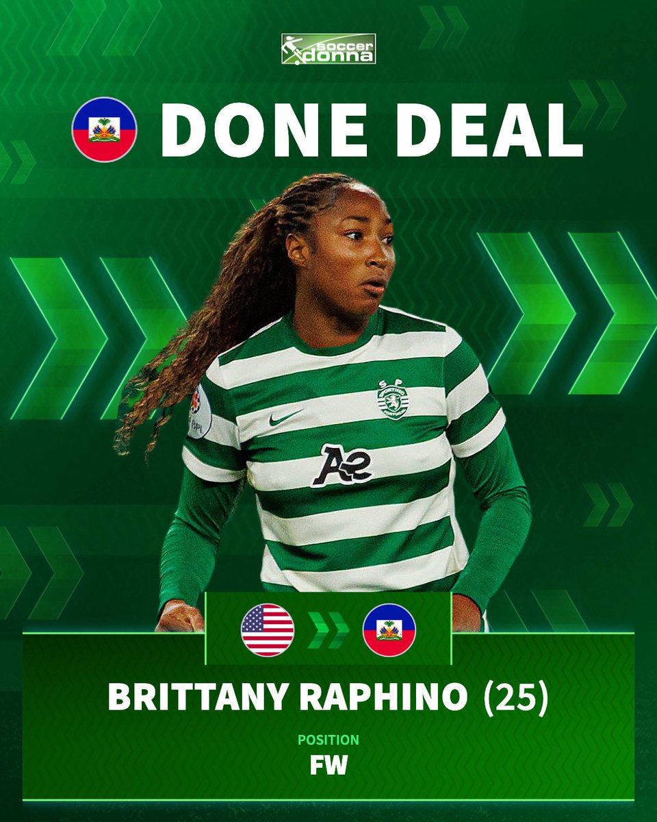 The Haitian 🇭🇹 national team welcomes Brittany Raphino!