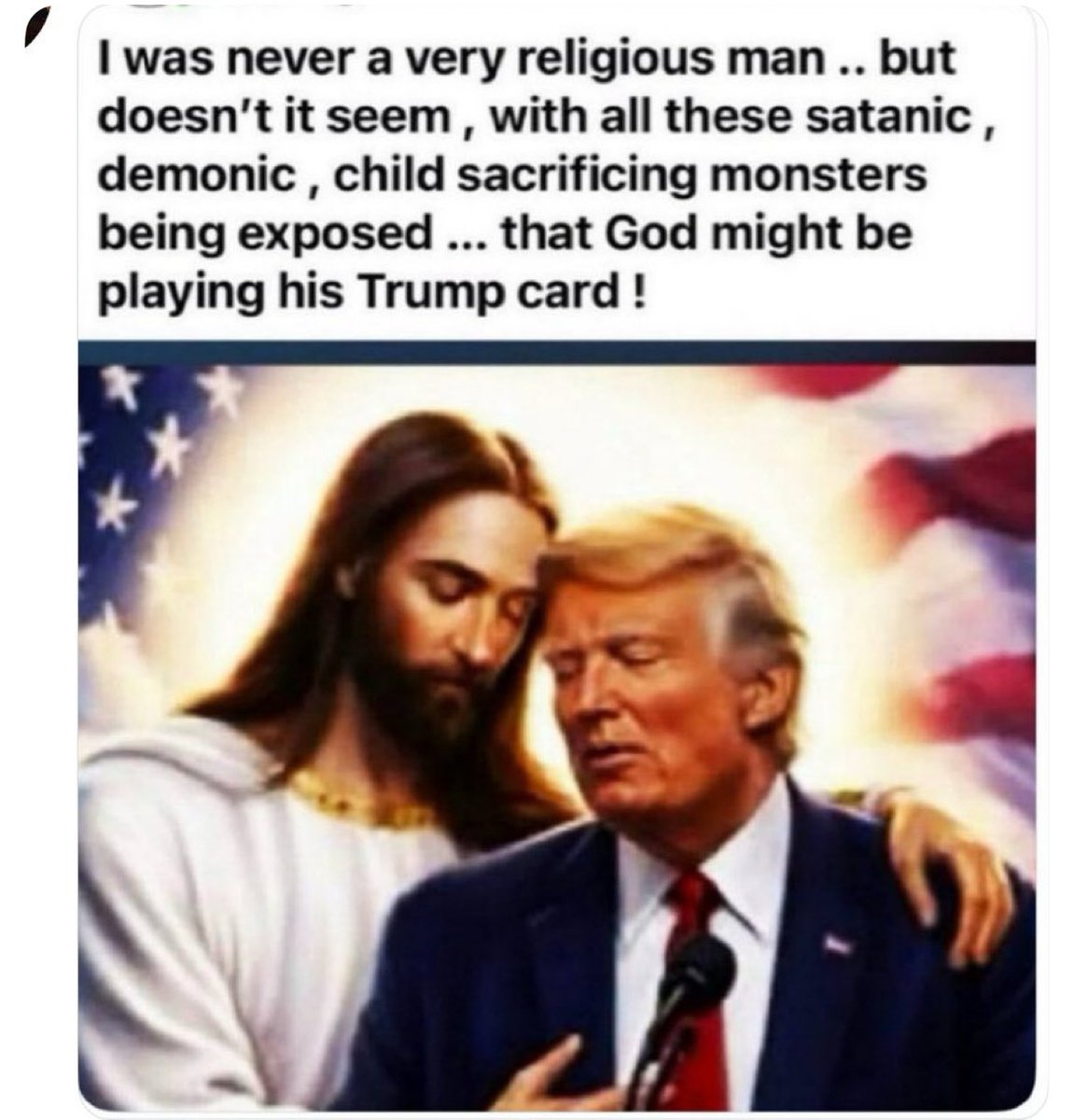 Irish for Trump tweet media