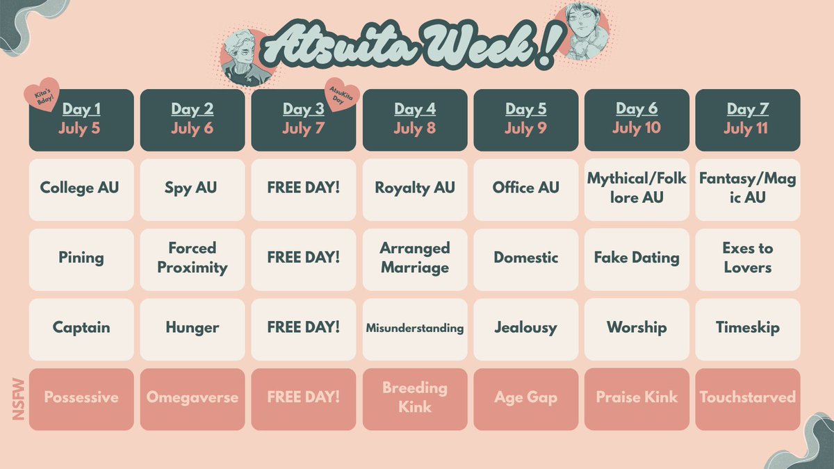 AtsuKita Week 2026 tweet media