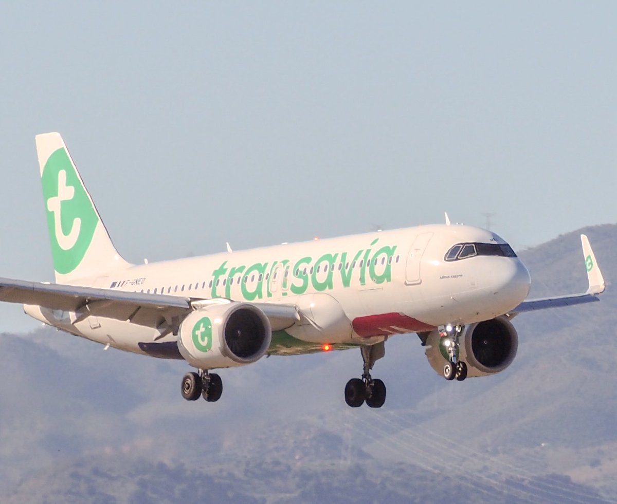 JosephLXGBSpot's tweet image. A unique bird at AGP! 📸
This Airbus A320-251N (F-GNEO) is a total standout—the very first Airbus delivered to Transavia France and the only "F-GNxx" in the fleet. Caught it on final into Malaga from Paris Orly. 🇫🇷✈️🇪🇸

#Planespotting #transavia #a320neo #malagaairport #Aviation