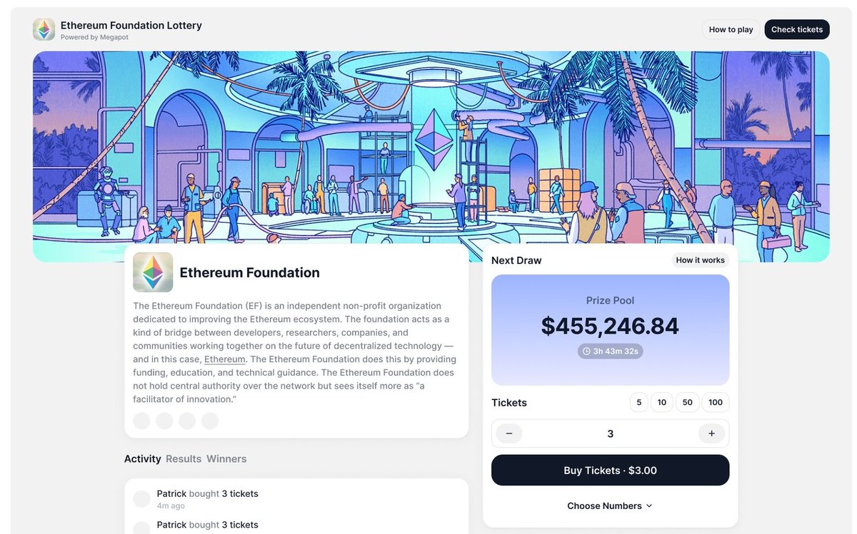 Patrick | Megapot tweet media