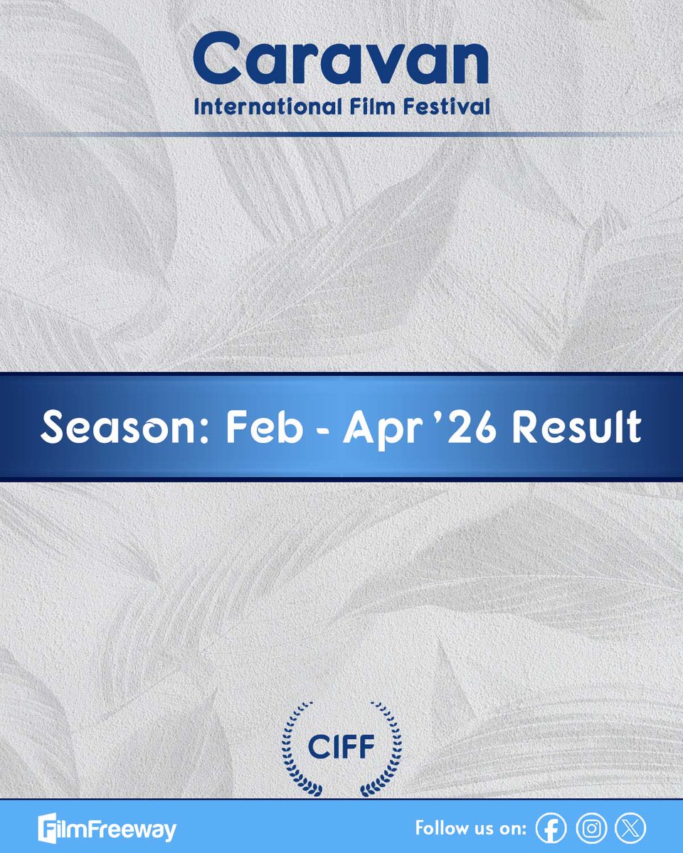 Caravan International Film Festival tweet media