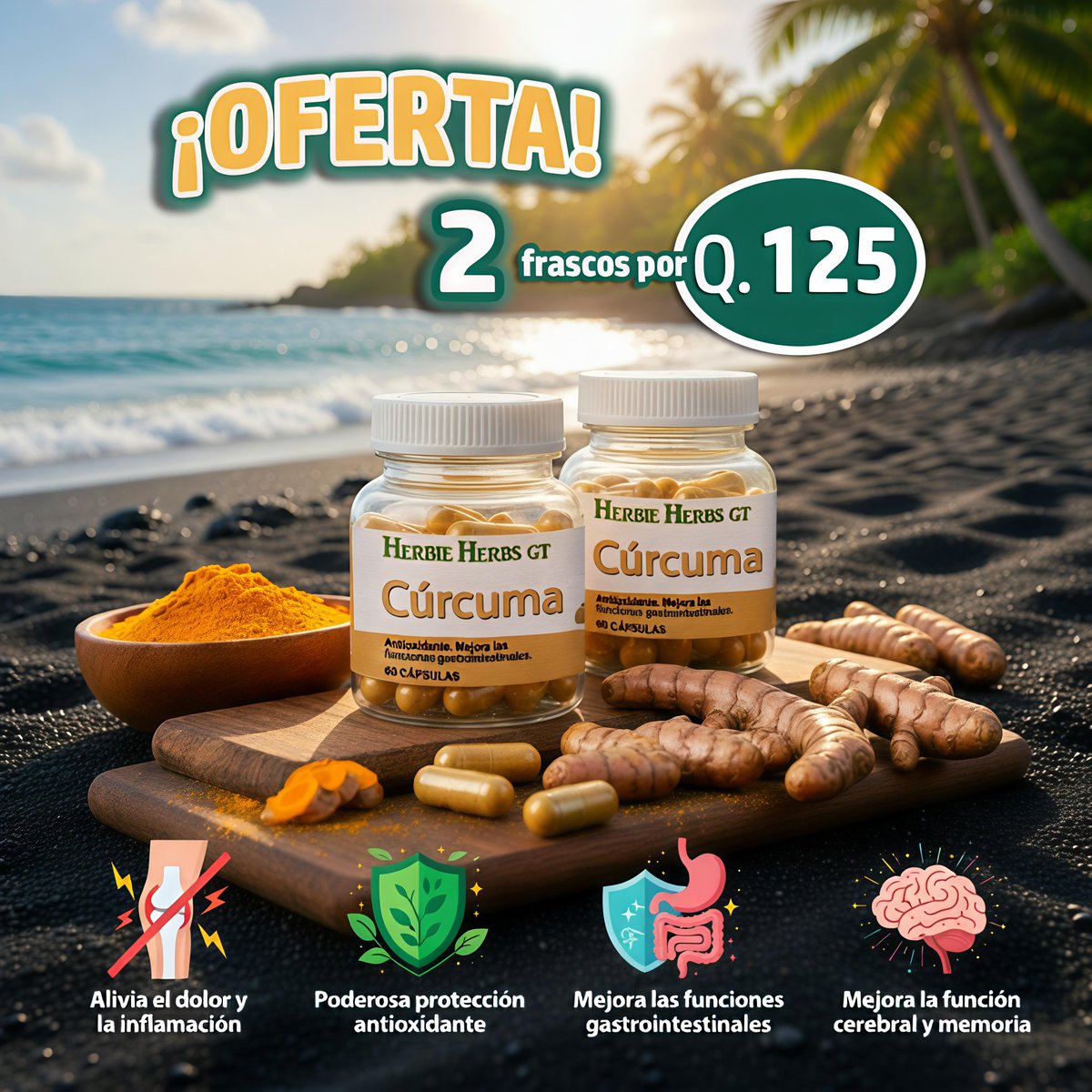 HerbieHerbsgt's tweet photo. 🏖️ ¡No dejes pasar la oportunidad de sentirte en total plenitud este verano! Tu momento ha llegado, en @HerbieHerbsgt tenemos de todo para que te veas radiante en Semana Santa. 😎

- Haz tu pedido por https://t.co/PzSdyGhHWk o al 41733685 📲

(Promos válidas hasta el 30 de abril) https://t.co/9AzXGAdwl1