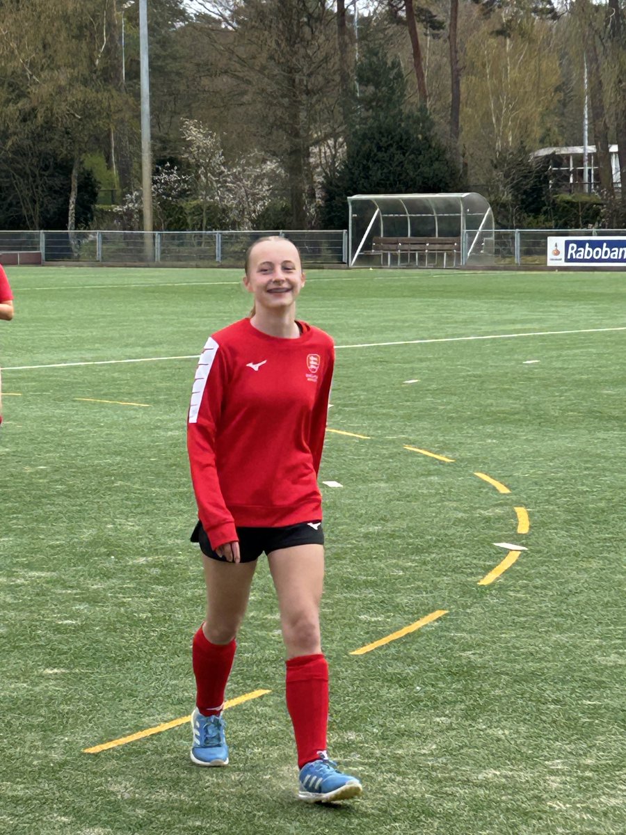 TomSmethers's tweet photo. Proud family moment watching Gem make her England U15 debut in the Netherlands over Easter. Some tough games against very talented opposition from USA and Belgium, Netherlands to come, great learning experience. #Project2011 #hockey massive thanks to everyone at SWHC https://t.co/QC3r0duErr