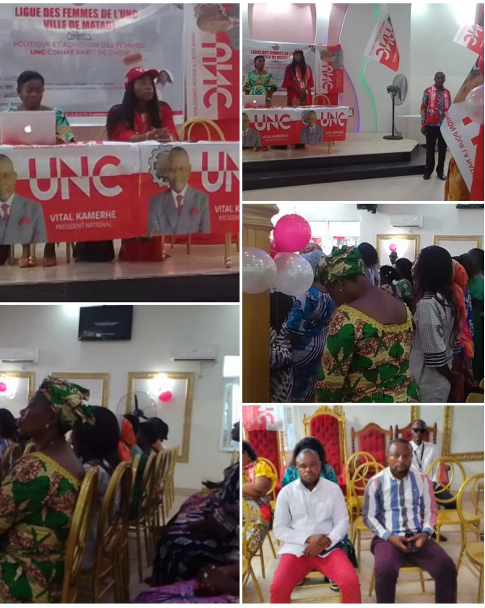 HenryYunga12767's tweet photo. #MATADI EN #ÉBULLITION ! 🔥 Ce samedi 04 avril 2026, la ville de Matadi a vibré au rythme d’un événement d’envergure marqué par une mobilisation exceptionnelle des mamans de l’UNC à l’occasion de la clôture du mois dédié à la femme. https://t.co/dVHknHDTwW