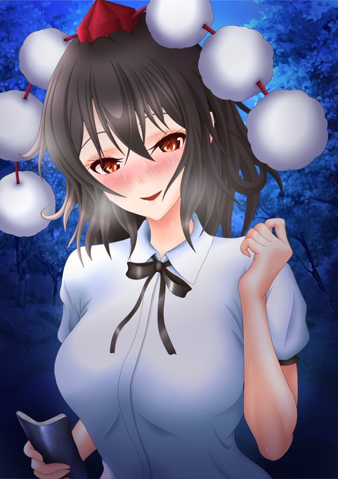 夜道で急に文屋が現れました。どうしますか?
#東方Project
#射命丸文 