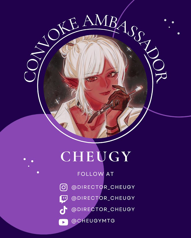 Director_Cheugy's tweet photo. Excited to announce I am now an ✨official✨ Convoke ambassador. We've been using Convoke to run our EDH games & I gotta say – absolute game changer.
-
Convoke Games is a modern webcam Magic: The Gathering platform with AI card recognition. Add friends, find communities, import decks and so much more.
-
Go give all the creators some love & let me know what you think of Convoke
https://t.co/Xhej8DFNaL
