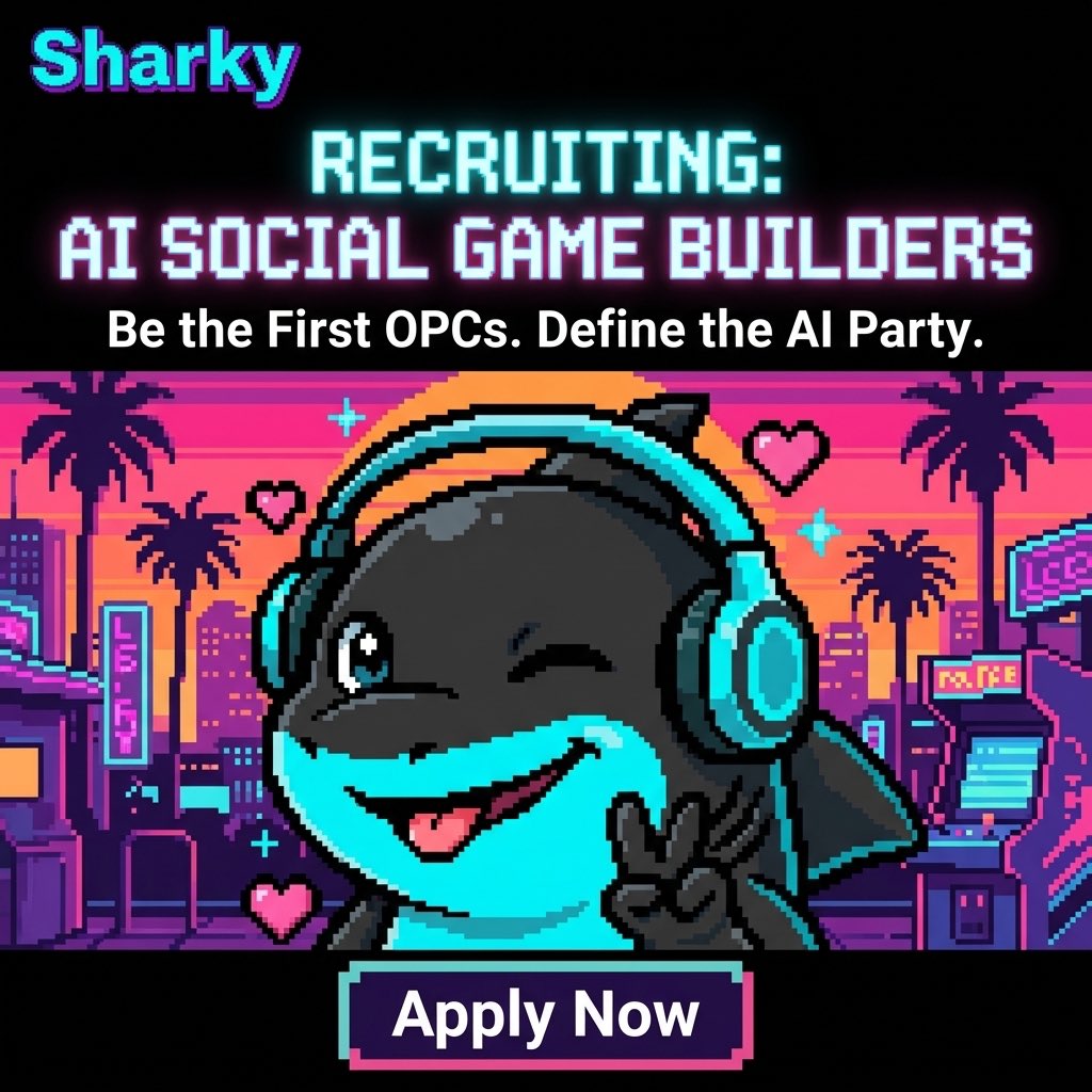 Hey 
Who wanna build another AI UGC Game community with us 
Game Dev / Vibe coder / Indie game dev / Designer/ Party host all welcome 🤗 

👋👋
Discord: discord.gg/CYgR7YsmAg
Website: sharky.gg