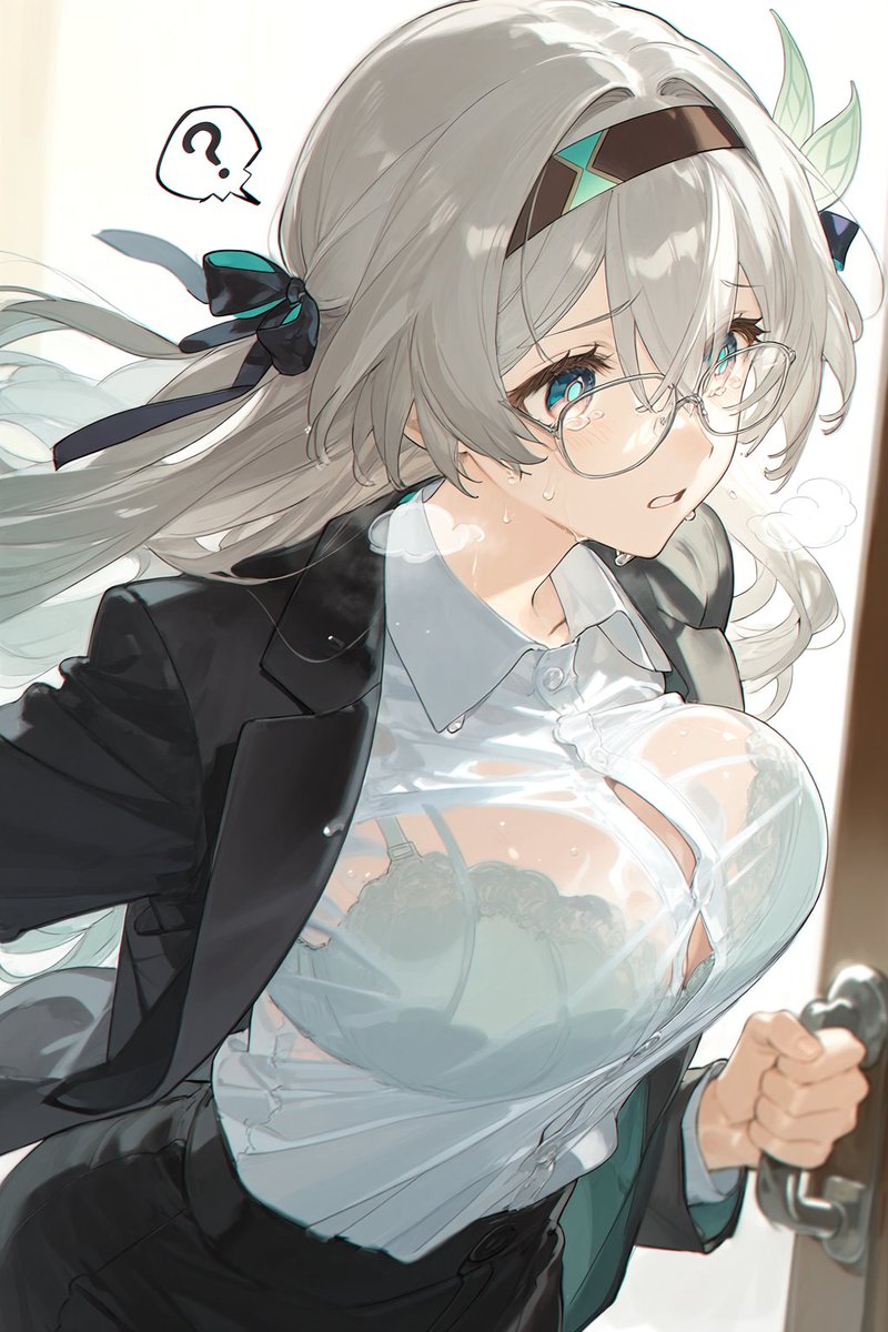 keep_generating's tweet photo. 入社式に遅刻するホタル 
#AIart #崩壊スターレイル #ホタル #AIイラスト #イラスト #Firefly #HonkaiStarRail #入社式 #26卒 https://t.co/n48vNLdqco