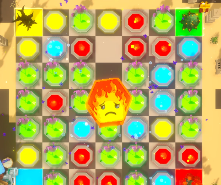 clifford2006's tweet photo. Red lights lined up in The Sandbox Season 7—spotted the pattern. @TheSandboxGame  https://t.co/9rE0tubGEw #Season7 https://t.co/s5ICvoEHc7
