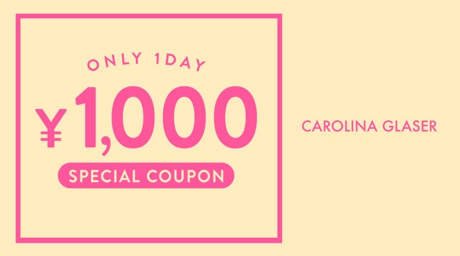 CAROLINA_GLASER's tweet photo. ZOZOTOWN限定！！
1,000円クーポン配布中！

2026年4月5日(日) 23:59まで！
お得なこの機会をどうぞお見逃しなく◡̈♡ 

https://t.co/YbdBZL1FgL… https://t.co/UDrciNcpd0