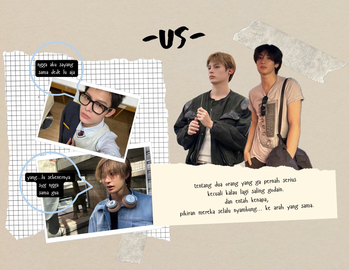 jellocherry_22's tweet photo. -us
a #tones series au

tentang dua orang yang ga pernah serius
kecuali kalau lagi saling godain.

dan entah kenapa,
pikiran mereka selalu nyambung… ke arah yang sama.

A—nton x J—ames https://t.co/Ah5AulqWvw