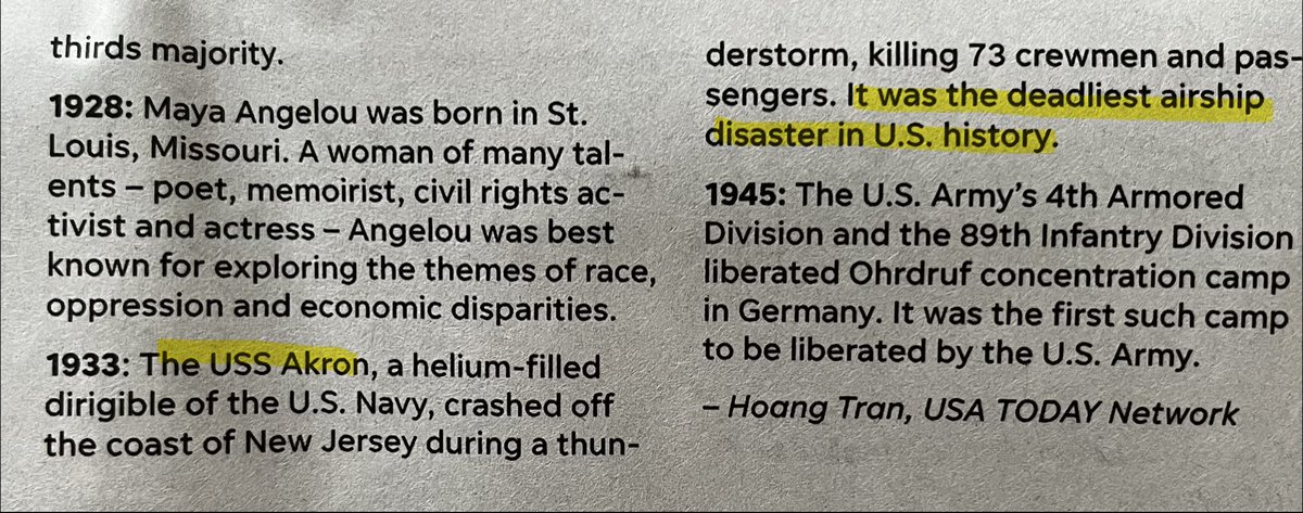 CocaKolya25's tweet photo. Ain’t no way the airship in the deadliest airship accident in US history was named after Akron OH, 

Some USS Indianapolis ass naming. https://t.co/okDiOkAJoy